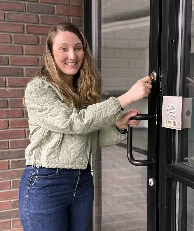 Hannah Corbett, owner of Presence&Co in Reading, MA